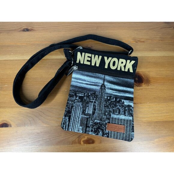 Robin Ruth New York bag Empire State Building city scene CrossBody purse - Picture 1 of 10